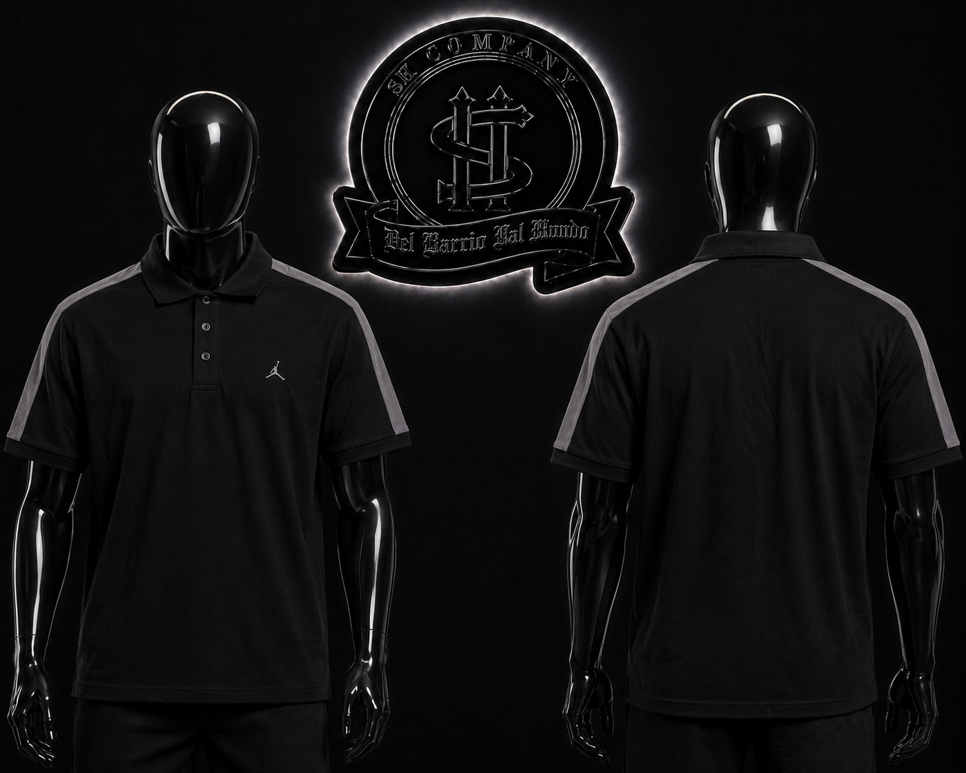 CAMIBUSO POLO JRD COLOR/NEGRO