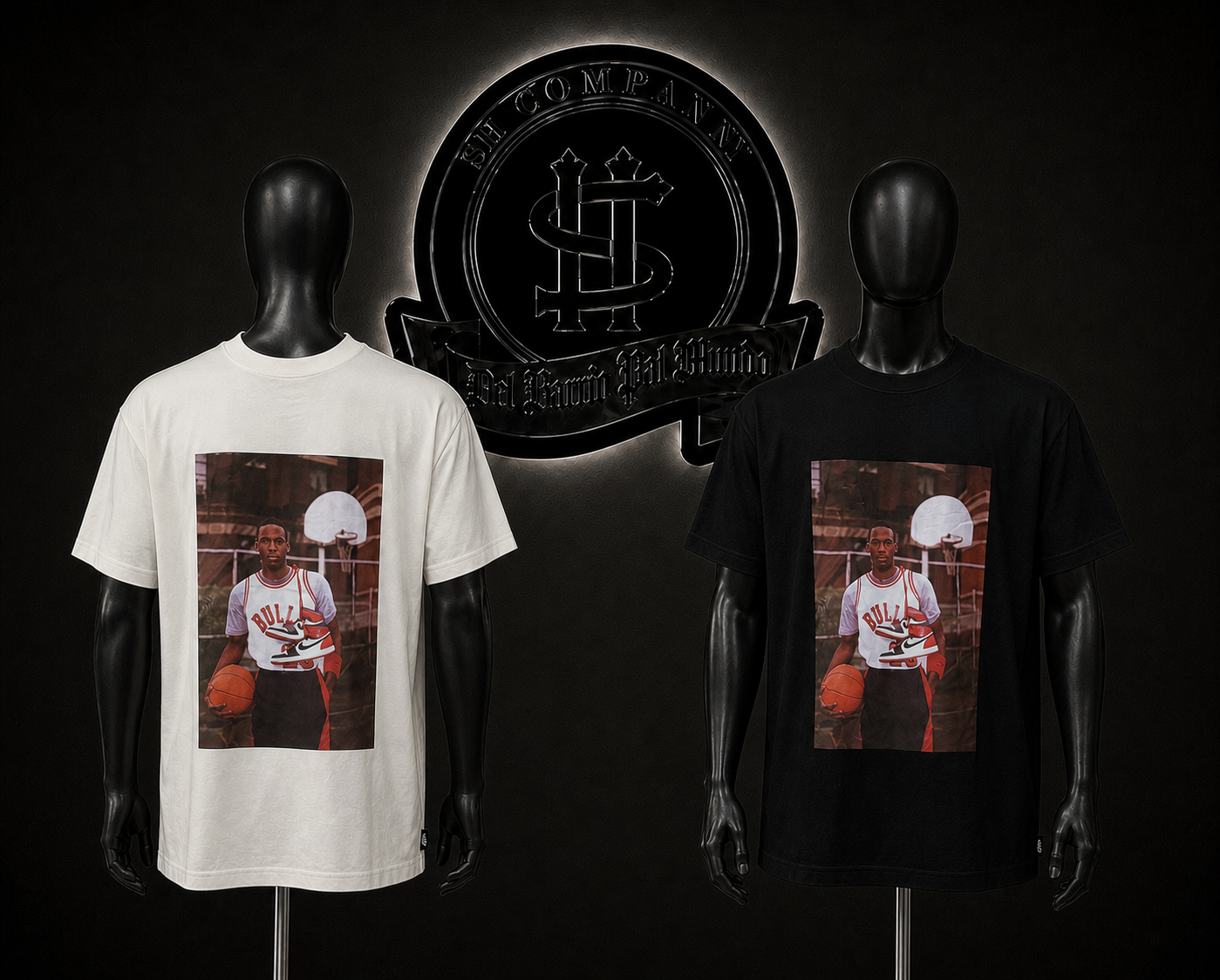 CAMISETA NK COLOR/NEGRO/BLANCO DETALLES/IMAGEN/MICHAEL/JORDAN