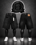 JEANS MOCHO PURP COLOR NEGRO/DETALLE/PIEDRAS FRONTAL