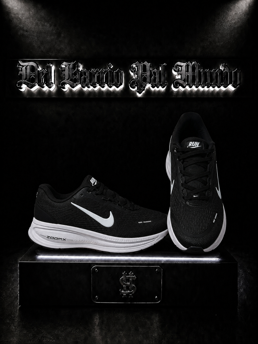 ZAPATILLAS NK COLOR/NEGRO SUELA/BLANCA