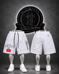 PANTALONETA CLMT COLOR BLANCO/DETALLE/ LOGO DELANTERO