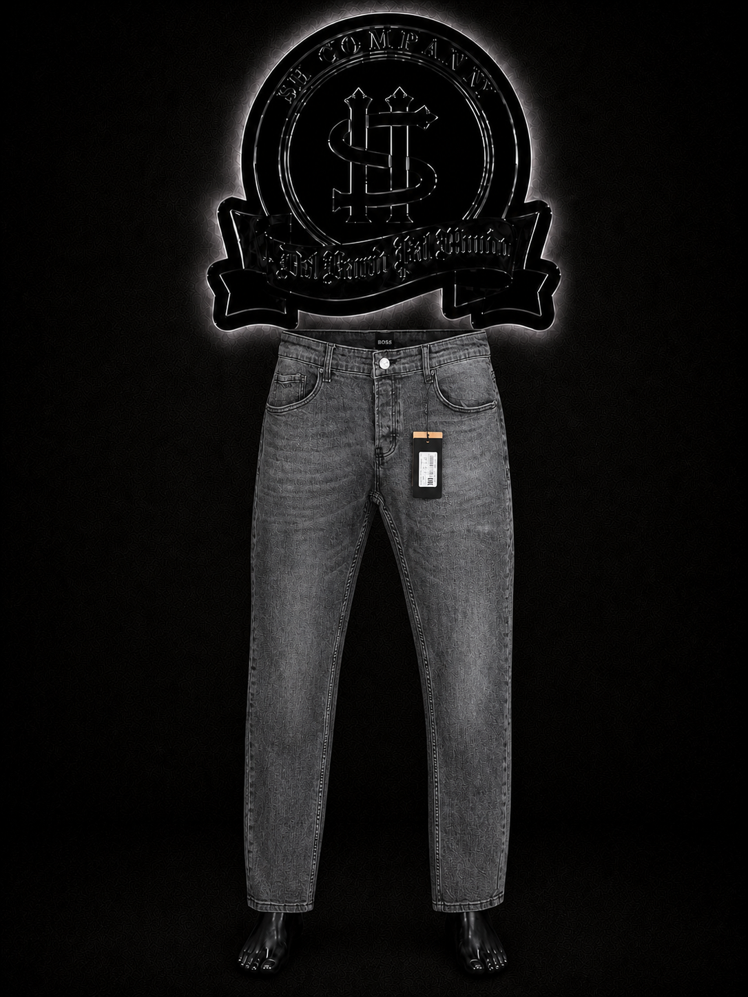 JEAN HG COLOR/GRIS/OSCURO