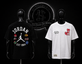 CAMISETA JRD COLOR/NEGRO/BLANCO DETALLES/ESTAMPADO/LOGOS/ESPALDA