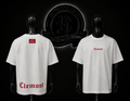 CAMISETA CLM COLOR/BLANCO DETALLES/ESTAMPADO/LOGO/ESPALDA