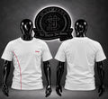 CAMISETA HG COLOR BLANCO/DETALLE/LINEA ROJA