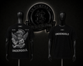 CAMISETA UNDG COLOR/NEGRO DETALES/ESTAMPADO/GRAFICO/LOGO/ESPALDA