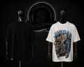 CAMISETA JRD COLOR/NEGRO/BLANCO DETALLES/ESTAMPADO/GRAFICO/ADELANTE