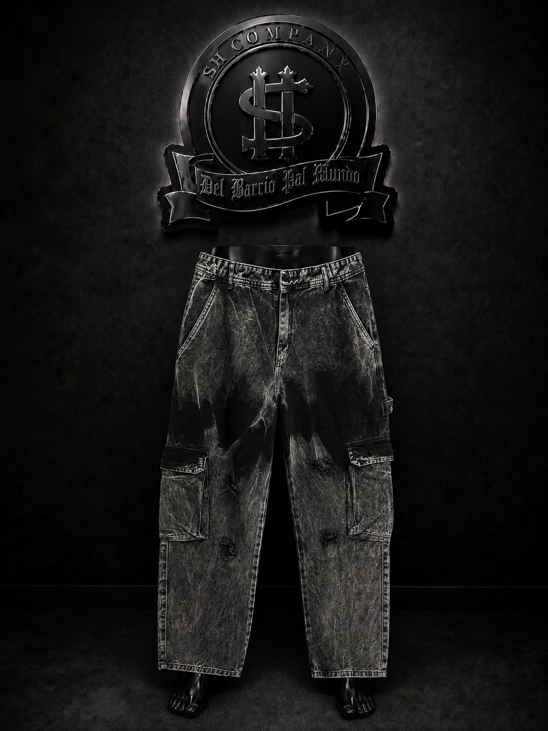 JEANS BAGGY BOTA RECTA COLOR/BICOLOR/GRIS/NEGRO DETALLE/BOLSILLO/CARGO