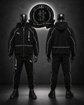 CONJUNTO PM X BMW COLOR NEGRO/DETALLES/LOGO FRONTAL/LINEAS MANGAS Y SUDADERA