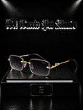 GAFAS CRTR/RECTANGULAR/BOLD/FRAME "PANTERA GOLD"/GOLD EDITION