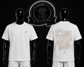 CAMISETA NK COLOR/BLANCO DETALLES/ESTAMPADO/GRAFICO/LOGO/ADELANTE/PEQUEÑO