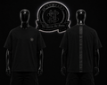 CAMISETA BLMN COLOR/NEGRO DETALLES/TIRA NEGRA/GRAFICO/ESPALDA/LOGO/ADELANTE/PEQUEÑO