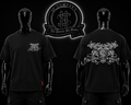 CAMISETA HG COLOR/NEGRO DETALLES/ESTAMPADO/GRAFICO/ESPALDA/LOGO/ADELANTE
