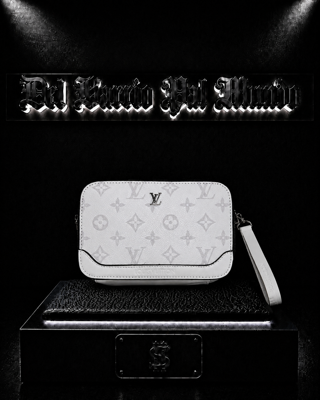 CARRIELES LV COLOR/BLANCO DETALLE/LOGO/ESTAMPADO