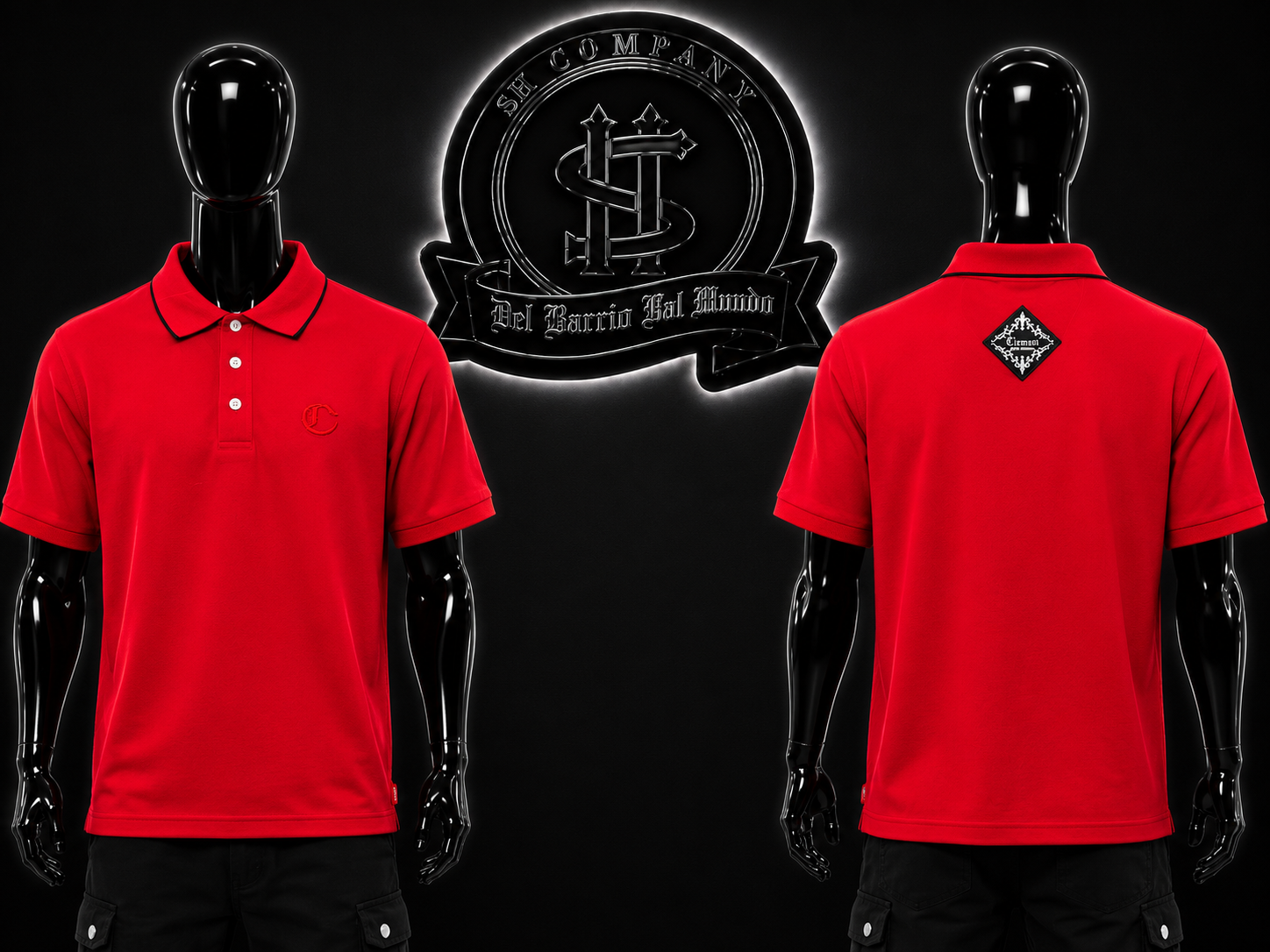 CAMIBUSO POLO CLMNT COLOR/ROJO