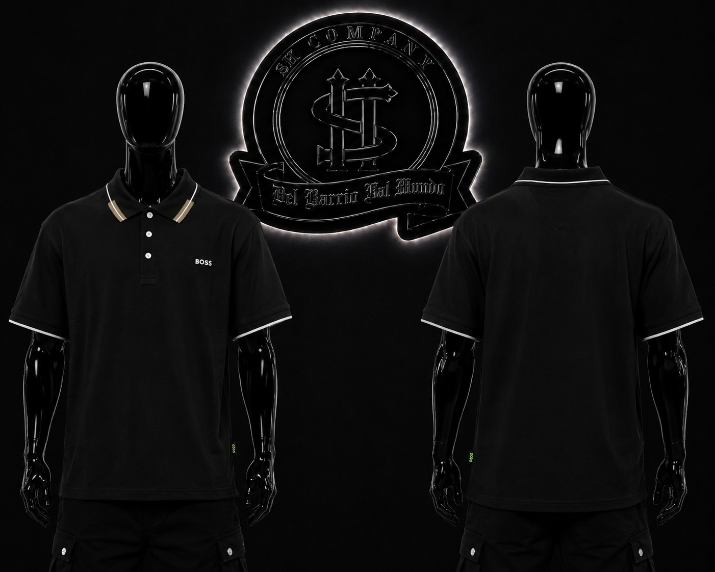 CAMIBUSO POLO HG COLOR/NEGRO