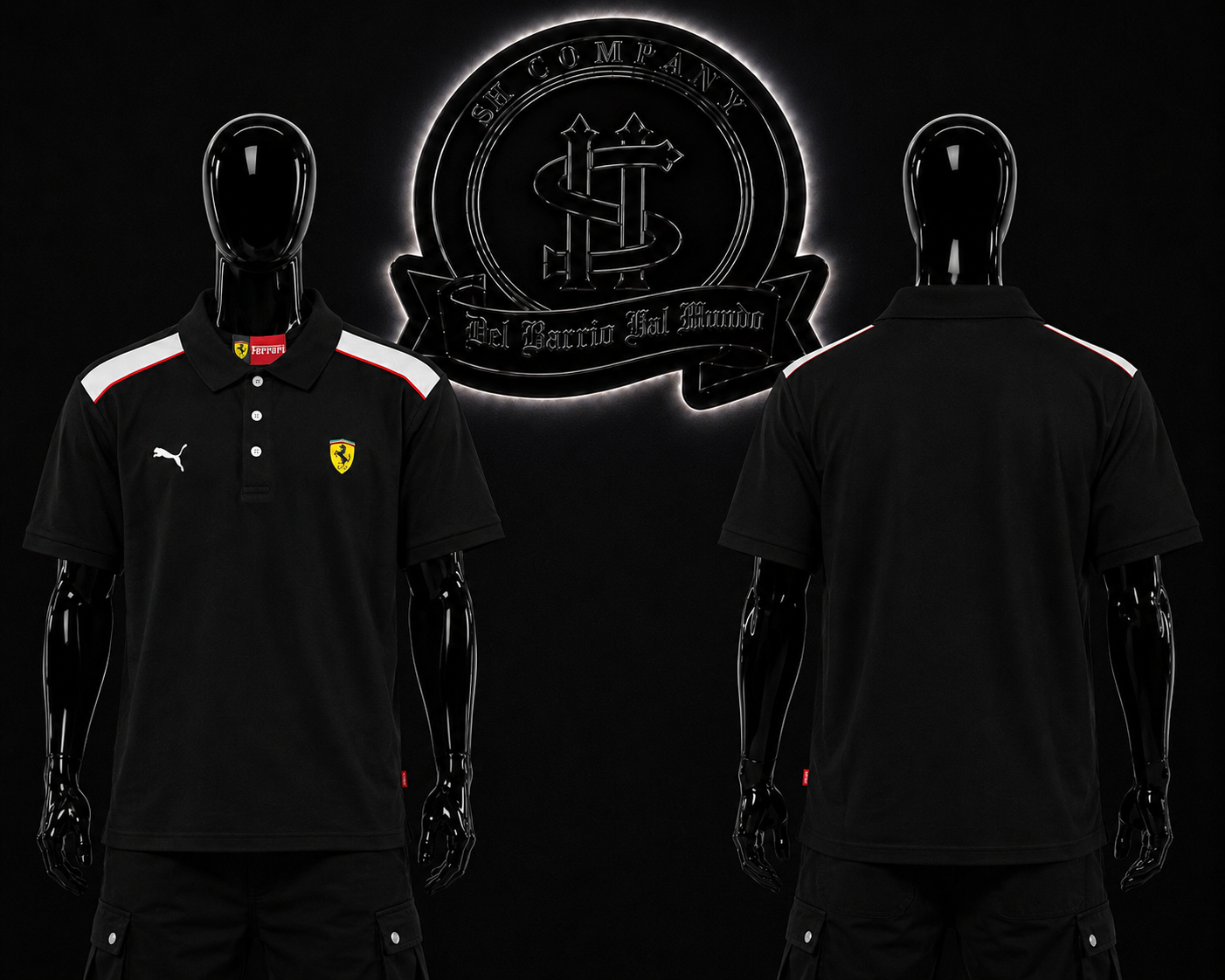 CAMIBUSO POLO PM COLOR/NEGRO