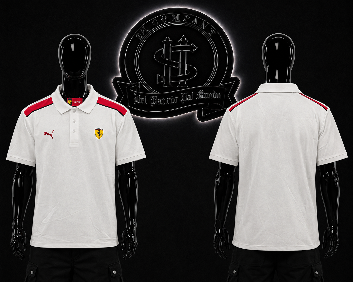 CAMIBUSO POLO PM COLOR/BLANCO
