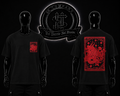 CAMISETA NK COLOR/NEGRO DETALLES/ESTAMPADO/ESPALDA/ROJO/LOGO/ADELANTE/GRAFICO