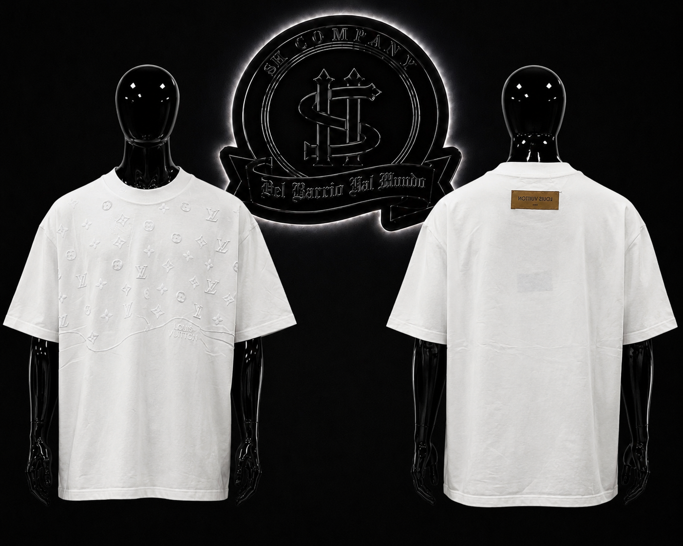 CAMISETA NK COLOR/BLANCO DETALLES/TEXTURA/FRONTAL/ESPALDA/LOGO