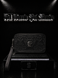 CARRIELE PP COLOR/NEGRO DETALLE/TEXTURA/PLACA CALAVERA/LOGO