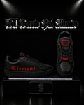 ZAPATILLAS CLMNT COLOR/NEGRO SUELA/NEGRA/DETALLES EN ROJO