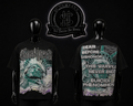 CAMISETA GDSPD COLOR/NEGRO DETALLES/ESTAMPADO/ESPALDA/GRAFICO/ESTAMPADO/ADELANTE/GRAFICO