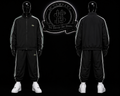 CONJUNTO LCST COLOR/NEGRO/DETALLES/LOGO/POSTERIOR/LINEAS/VERTICALES