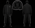 CONJUNTO MNSTR COLOR/NEGRO/DETALLES/LOGO/POSTERIOR/DISEÑO/LINEAS/VERTICALES