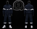 CONJUNTO DDS COLOR/AZUL OSCURO/DETALLES/LOGO/POSTERIOR/ESPALDA/LOGO/DISEÑO/LINEAS/HORIZONTALES