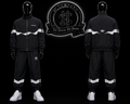 CONJUNTO DDS COLOR/NEGRO/DETALLES/LOGO/POSTERIOR/ESPALDA/LOGO/DISEÑO/LINEAS/HORIZONTALES