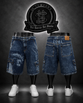JEANS MOCHO RB COLOR AZUL/DETALLE/ESTAMPADO CRISTO/ ESTAMPADO "1981" ESPALDA