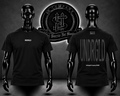 CAMISETA UNDGLD COLOR NEGRO/DETALLE/LOGO DELANTERO/ESTAMPADO ESPALDA