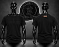 CAMISETA LV COLOR NEGRO/DETALLE/LOGO DELANTERO/LOGO ESPALDA