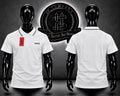 CAMIBUSO POLO HG COLOR BLANCO/FIRMA DE HUGO DELANTERO