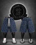JEANS MOCHO LV COLOR AZUL/DETALLE/ESTAMPADO LV COMPLETO