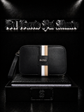 CARRIELES HG COLOR NEGRO/DETALLE/PLACA CENTRAL BOSS/BANDERA CENTRAL